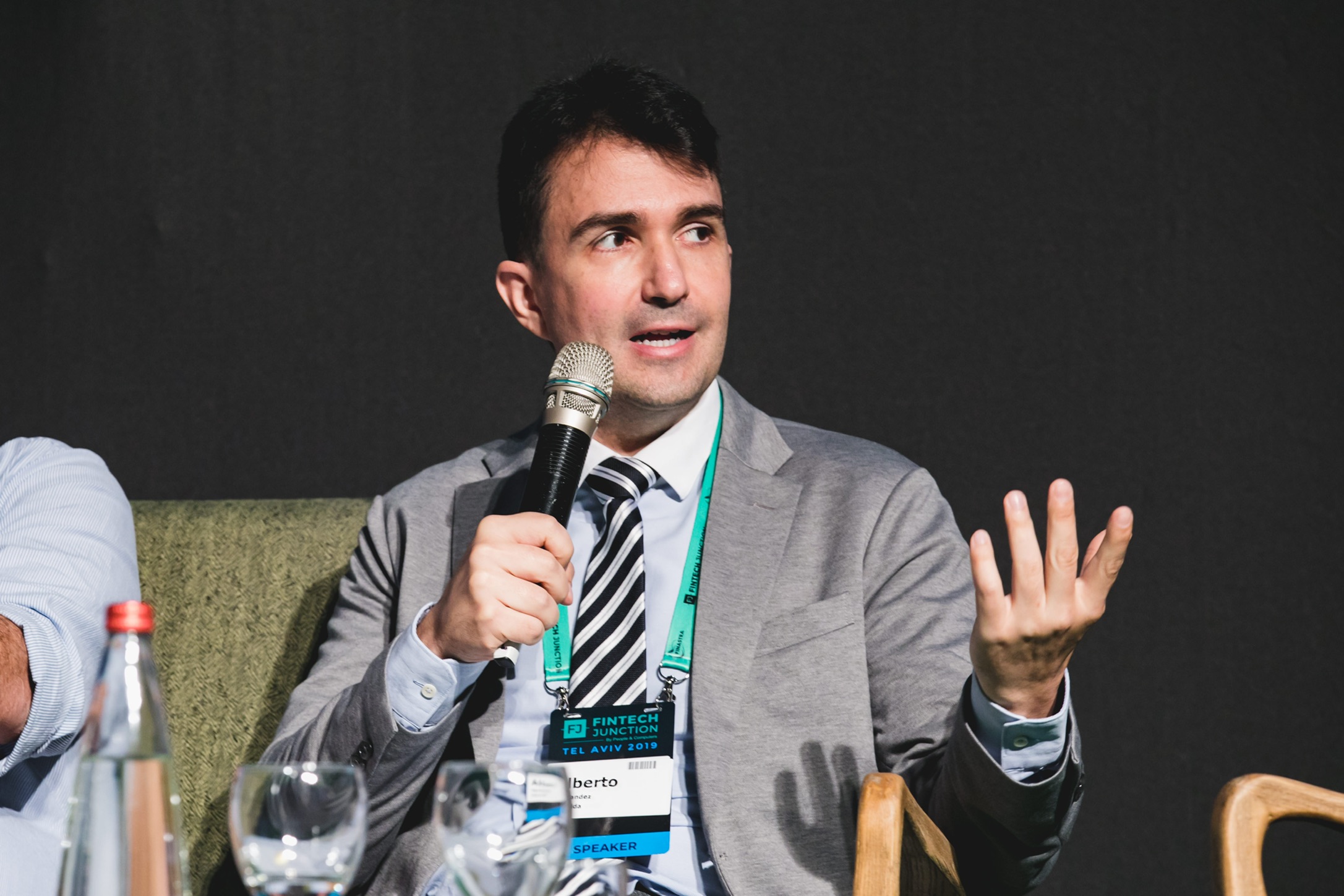 Alberto Fernández en Fintech Junction, Tel Aviv 2019